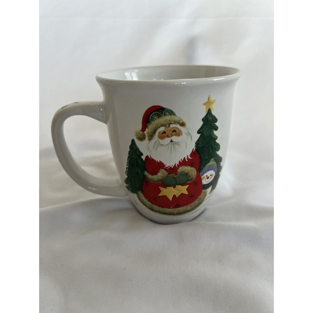 Studio 33 Christmas Coffee‎ Tea Holiday Mug Ceramic Santa